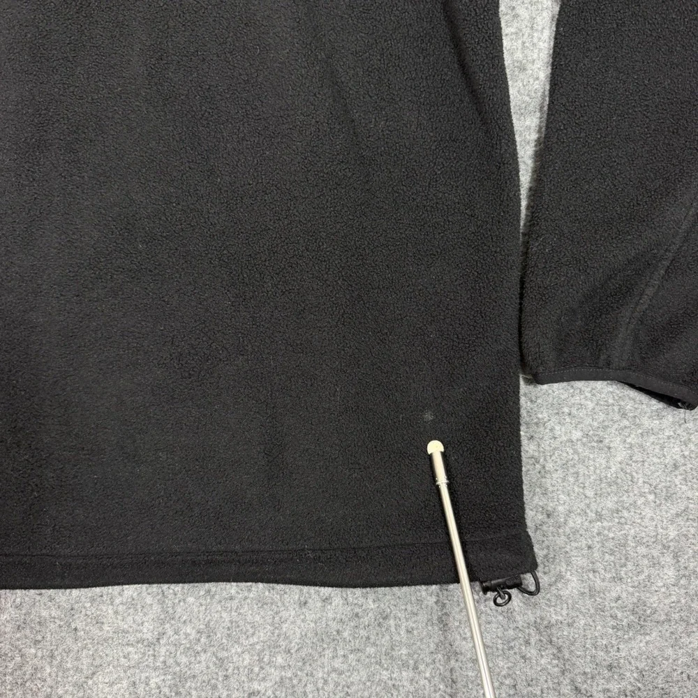 The North Face Denali Fleece Jacket Full Zip Mens Large Black Polyester GUC